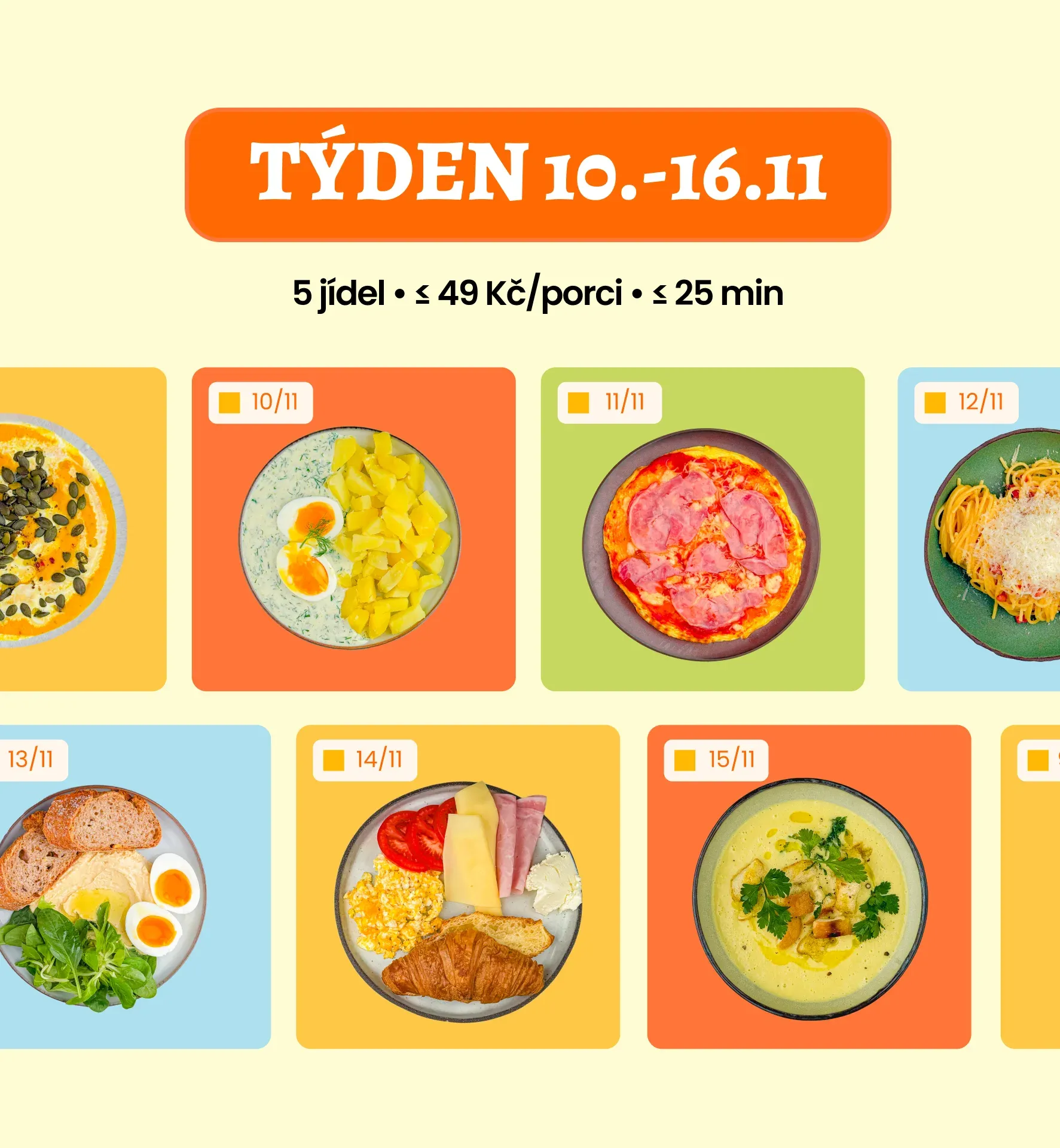 Týdenní menu na listopad 2025