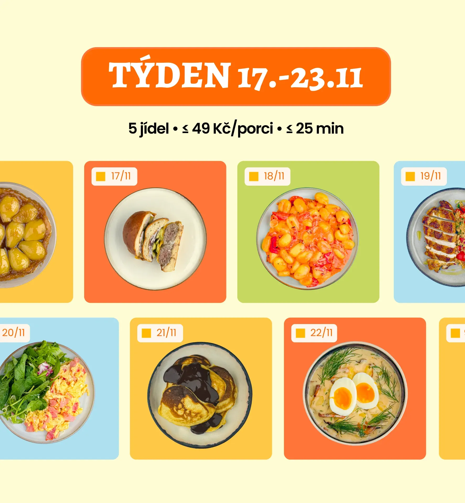 Týdenní menu na listopad 2025