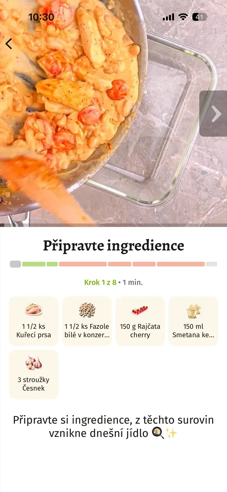 Český postup vaření v Guláši s jednotlivým krokem a ingrediencemi